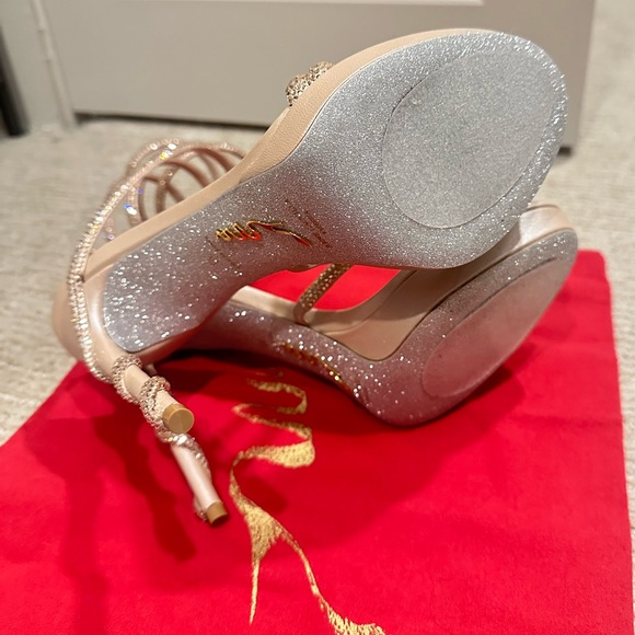 Rene Caovilla Margot 120mm crystal-embellished sandals 38 - Picture 5 of 9